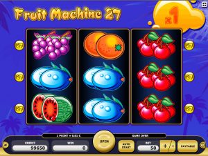 gra hazardowa fruit machine 27 online za darmo