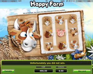 Happy Farm Scratch Zdrapka Online