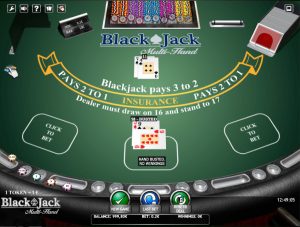 Kasyno Gra BlackJack Multihand iSoft Online Za Darmo