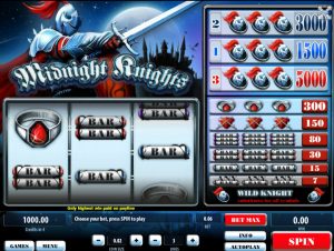 Darmowy Automat do Gier Midnight Knights Online