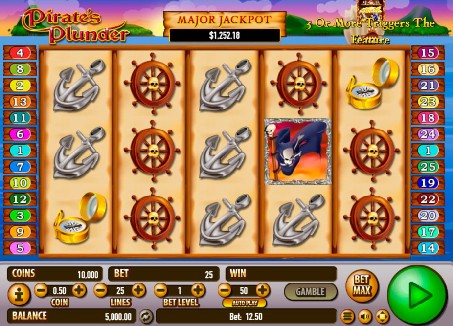 pirates and plunder slot
