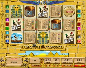 Darmowa Gra Hazardowa Treasures of the Pharaohs Online