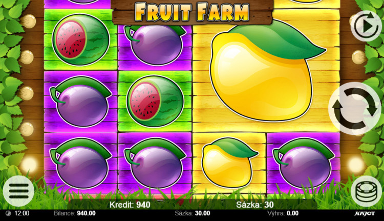 Slot Machine Fruit Farm Kajot Online za darmo